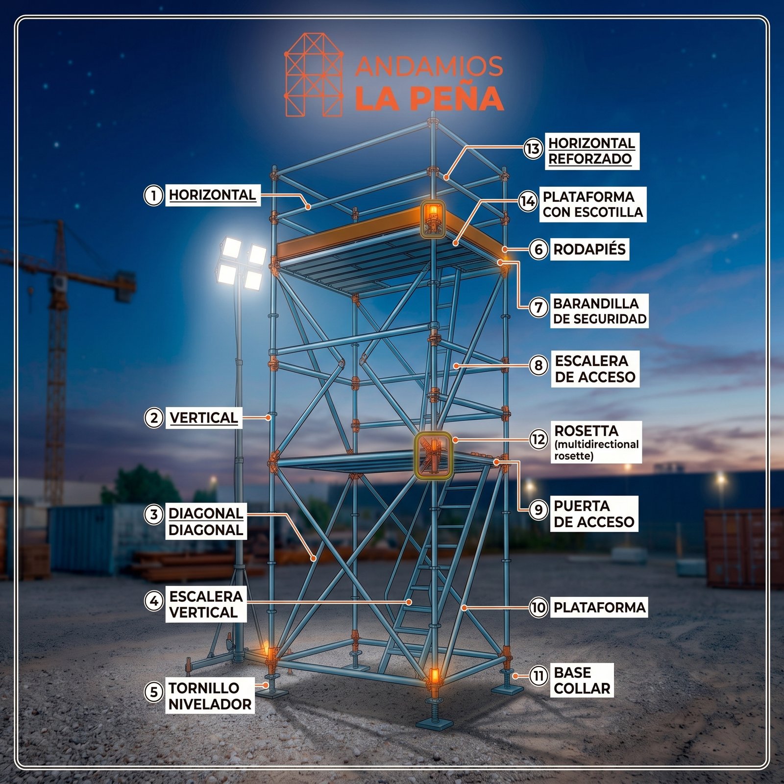 1. Andamios Multidireccionales